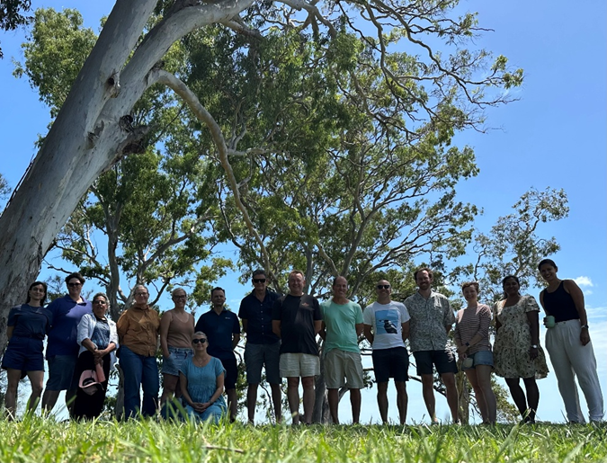 Workshop on Minjerribah with OzSET community, February 2025
