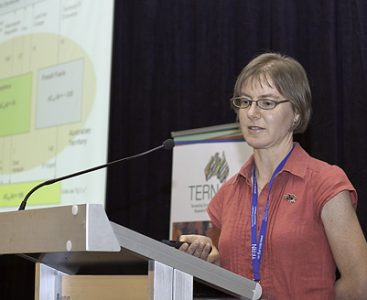 Dr Vanessa Haverd speaking about CMAR's carbon and climate research