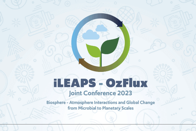 iLEAPS 2023 Conference logo | Featured Image for iLEAPS-OzFlux Joint Conference page by TERN.